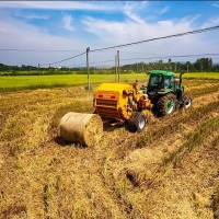 求秸杆打捆机，小麦秸秆回收